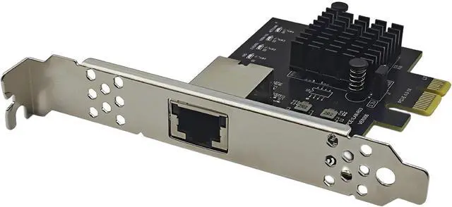 Alt view image 5 of 7 - 10Gbps PCIE4.0 1X Gigabit Network Card 82574 Chip RJ45 Port 10000 Mbit/s Electrical Adapter for Desktop PC Gaming Ethernet