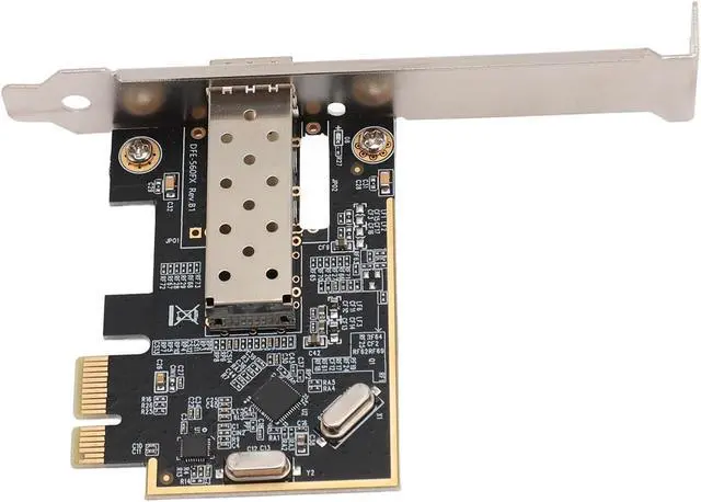 Alt view image 7 of 7 - PCIE Ethernet Network Card Fiber SFP Network Adapter 1000MB Stable Single Port for Desktop Computer