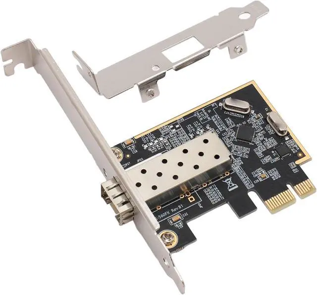 Alt view image 4 of 7 - PCIE Ethernet Network Card Fiber SFP Network Adapter 1000MB Stable Single Port for Desktop Computer