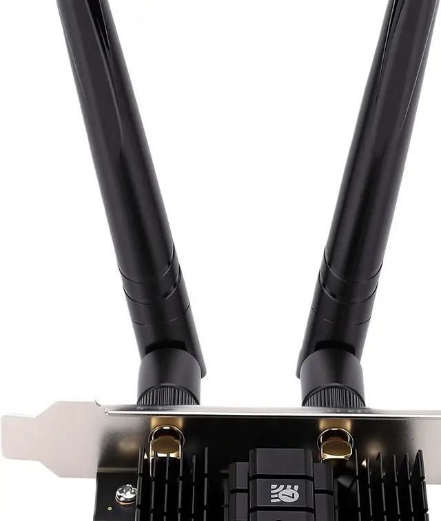 Alt view image 7 of 7 - banapoy PCIe WiFi Card for NGW, Bluetooth 5.4 6G 5G 2.4G 3 Band 5800Mbps M.2 NGFF Desktop PC Network Card with Dual Antennas