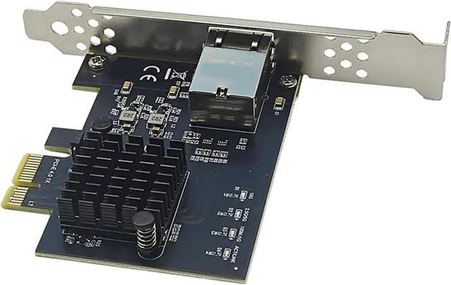 Alt view image 3 of 7 - 10Gbps PCIE4.0 1X RJ45 Gigabit Servers Networking Card RTL8127AT Chip Low Profile Bracket for Desktop Accessories Networking Adapter
