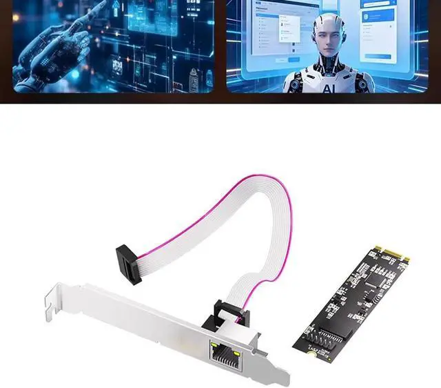 Alt view image 2 of 7 - ordinarYone Industrial B+M To RTL8126 Gigabit Ethernet Card For High Speed Networking Connection Computer Streaming Accessories