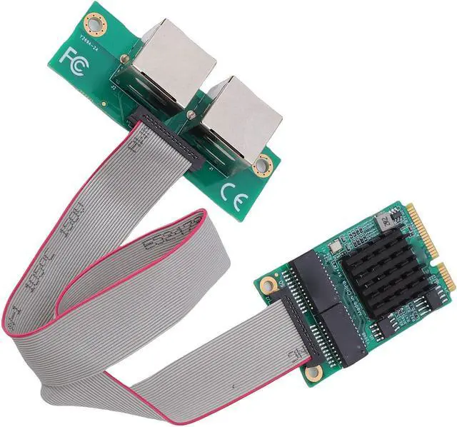 Alt view image 7 of 7 - Mini PCIe Ethernet Adapter Dual Port Industrial Grade Gigabit Network Card for Industrial PCs and Single Board Computers
