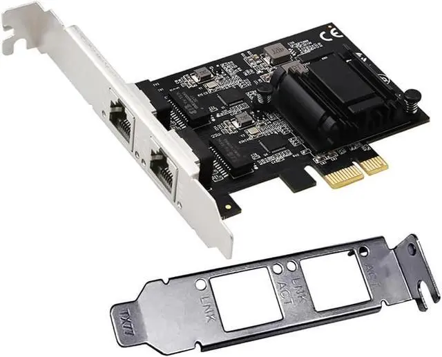 Alt view image 3 of 7 - Gigabit Ethernet Card PCIE to RJ45 Desktop RTL8125B Networking Card 10/100/1000/25000Mbps Gigabit Ethernet for PC
