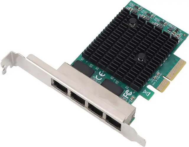 Alt view image 4 of 7 - PCIe Ethernet Card, PCIe Network Card PCI Express Ethernet Adapter PCIe Gigabit Network Card Professional 8125B 4 Port 2.5G Copper Cable Network Card for PC for Desktop PC