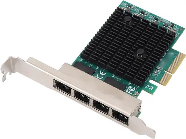 Alt view image 6 of 7 - PCIe Ethernet Card, PCIe Network Card PCI Express Ethernet Adapter PCIe Gigabit Network Card Professional 8125B 4 Port 2.5G Copper Cable Network Card for PC for Desktop PC