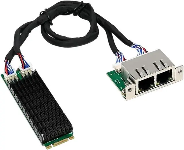 Main image of Professional Two Port Gigabit Networking Interfaces Card Featuring Redundant Backups B+M Keys Installation Energy Efficient Networking Controller