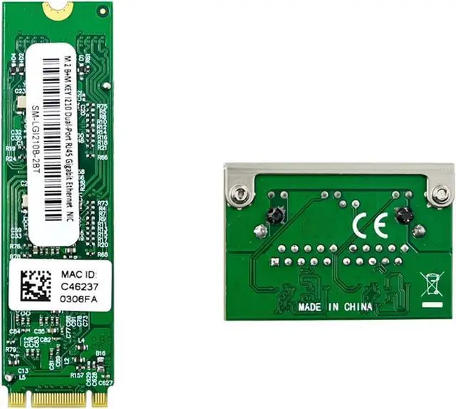 Alt view image 3 of 7 - Professional Two Port Gigabit Networking Interfaces Card Featuring Redundant Backups B+M Keys Installation Energy Efficient Networking Controller