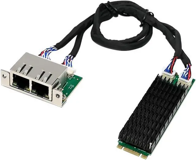 Alt view image 4 of 7 - Professional Two Port Gigabit Networking Interfaces Card Featuring Redundant Backups B+M Keys Installation Energy Efficient Networking Controller