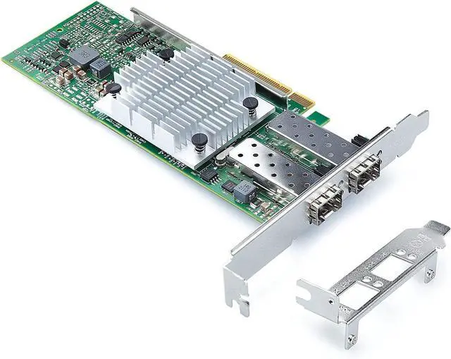 Main image of 10Gb PCI-E SFP+ NIC Network Card NIC, with Broadcom 57810S Chipset, Dual SFP+ Port, PCI-E X 8/X16 Ethernet LAN Adapter Support Windows Server/Windows/Linux/VMware