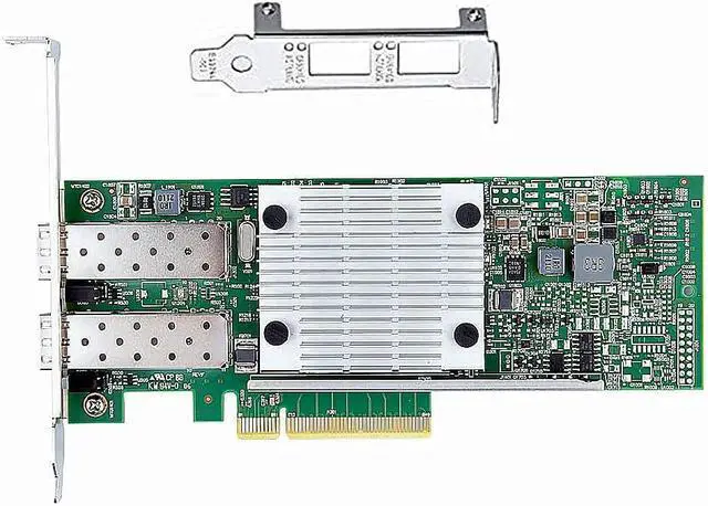 Alt view image 6 of 7 - 10Gb PCI-E SFP+ NIC Network Card NIC, with Broadcom 57810S Chipset, Dual SFP+ Port, PCI-E X 8/X16 Ethernet LAN Adapter Support Windows Server/Windows/Linux/VMware