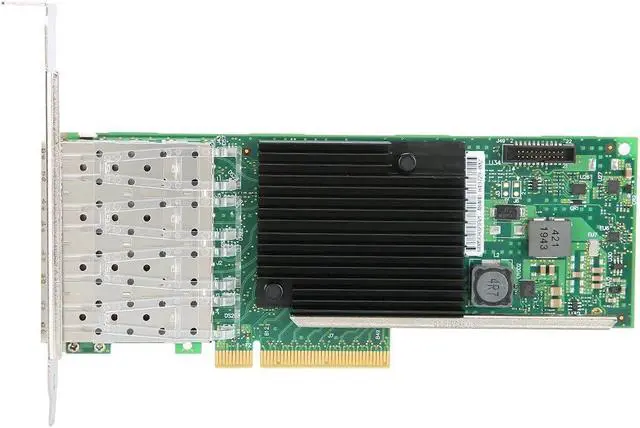Alt view image 3 of 7 - Internal Computer Networking Cards, PCIE X8 Gigabit 4-Port Fiber Network Card Adapter X710-DA4 for XL710BM1, Rate 10G