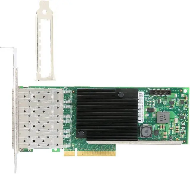 Alt view image 5 of 7 - Internal Computer Networking Cards, PCIE X8 Gigabit 4-Port Fiber Network Card Adapter X710-DA4 for XL710BM1, Rate 10G