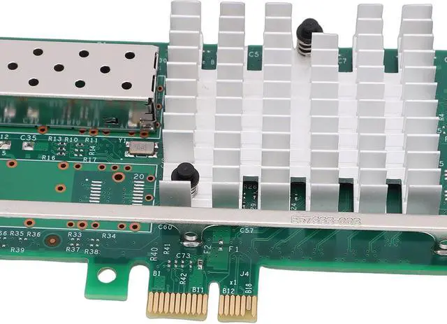 Alt view image 7 of 7 - 10GB PCI E X1 Network Card, 10G Optical Port Ethernet Adapter with 82599EN Chip for Server Systems