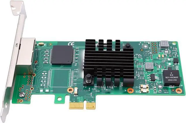 Alt view image 3 of 7 - GOWENIC Gigabit Network Card, Dual RJ45 Ports PCIE 2.0 X1 Ethernet Adapter with T2 Controller Chip, for wins Servers Desktops Industrial PCs