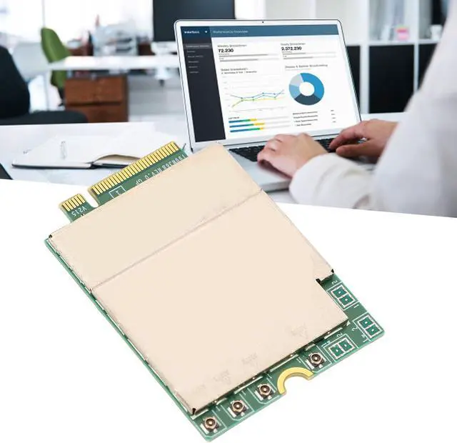 Alt view image 6 of 7 - PUSOKEI 5G Module Wireless WAN Card, PCIe M.2 WWAN Card, 5G Module Replacement for Latitude 5350 5450 5550 7030 7350 7350 7450 7650 9450, for 3490 3590 3591