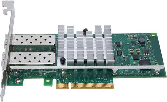 Main image of 10Gbps SFP Plus Network Card, PCI Express X8 Ethernet Adapter with 2 Ports and 82599 Chipset, for Server and Virtual Machine