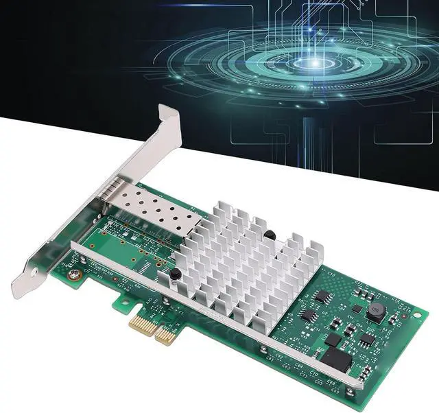 Alt view image 3 of 7 - ciciglow 10G PCIe Network Card, Single SFP Port Fiber Ethernet Adapter with 82599EN Chip, for VMware Server PC