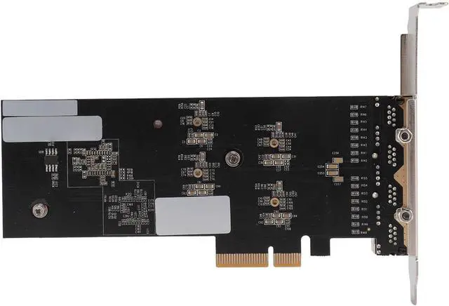 Alt view image 6 of 7 - Cryfokt 2.5G 4 Port Ethernet Card, I226 V Chip PCIE Network Interface Card with 4 RJ45 Ports forWindows7 8 10 11 OSX Desktop PC for desktops workstations Servers
