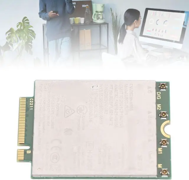 Alt view image 7 of 7 - 4G LTE Module Network Card, L860 GL 16 DW5823E ESIM NGFF M.2 with 1Gbps Internet Speed for Latitude 3440 3540 7440, 4G LTE Network Card for Precision 3480 3581, Multiple Bands
