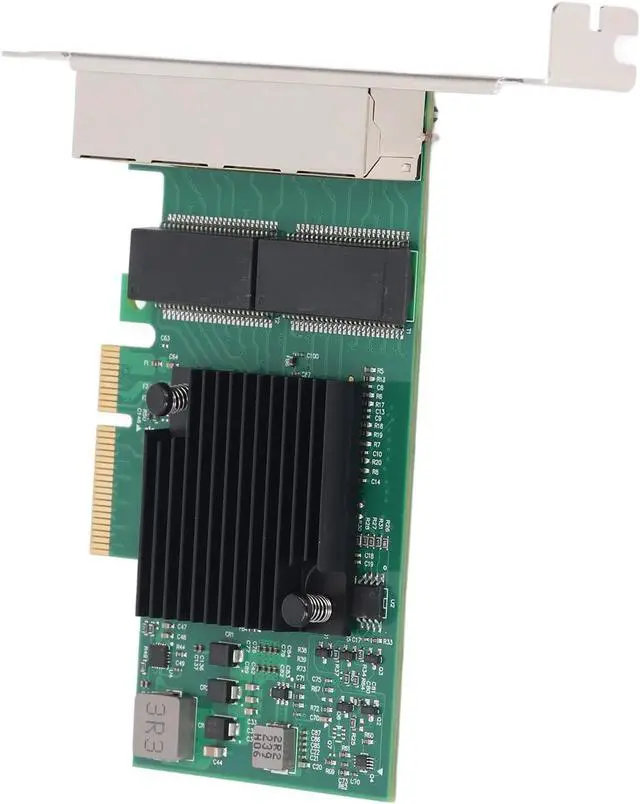 Alt view image 7 of 7 - Gigabit PCIe X4 Network Card with 4 Ports, High Speed Ethernet Adapter for Server, Desktop, Workstation, Efficient and Reliable