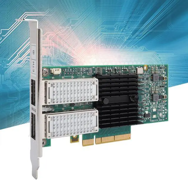 Alt view image 4 of 7 - Marhynchus Dual Port 40Gb Por S PCI Express Network Adapter with QSFP Fiber Optic Interface for Ethernet Server Data Center