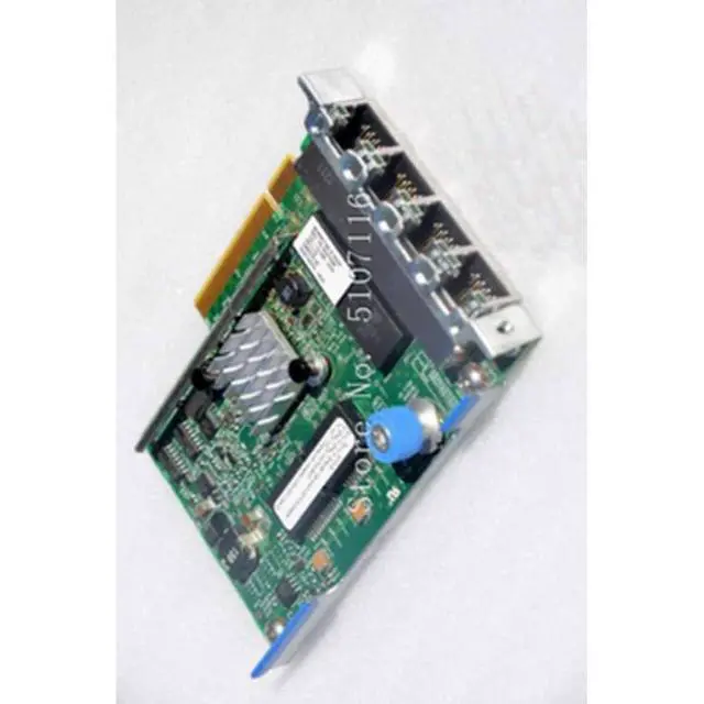 Alt view image 2 of 5 - HPE 629135-B21 E1Gb 331FLR PCIe 4-Port Gigabit Network Card - High-Speed Networking Solution for Servers