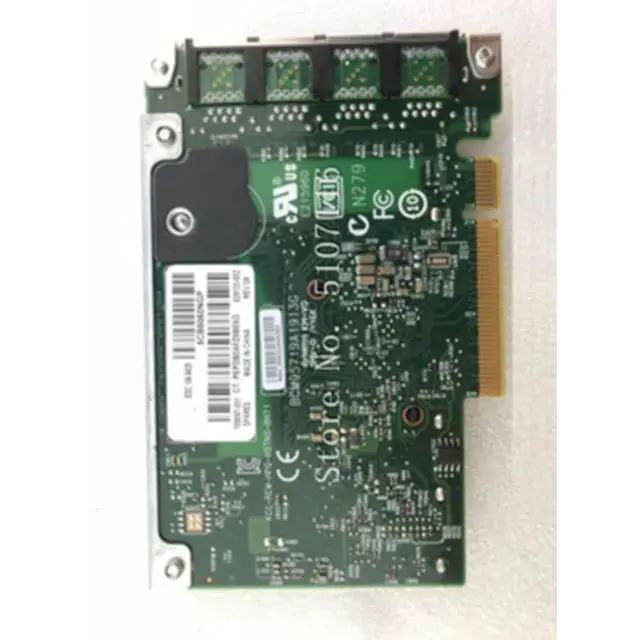 Alt view image 3 of 5 - HPE 629135-B21 E1Gb 331FLR PCIe 4-Port Gigabit Network Card - High-Speed Networking Solution for Servers