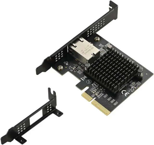 Alt view image 4 of 6 - PCIE 10G Gigabit Networking Card 1G / 2.5Gbps / 5Gbps / 10Gbps Ethernet Adapter Networking Card Interfaces Adapter for Servers PCIE