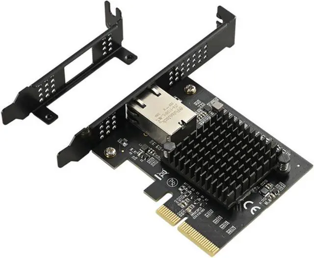 Alt view image 5 of 6 - PCIE 10G Gigabit Networking Card 1G / 2.5Gbps / 5Gbps / 10Gbps Ethernet Adapter Networking Card Interfaces Adapter for Servers PCIE