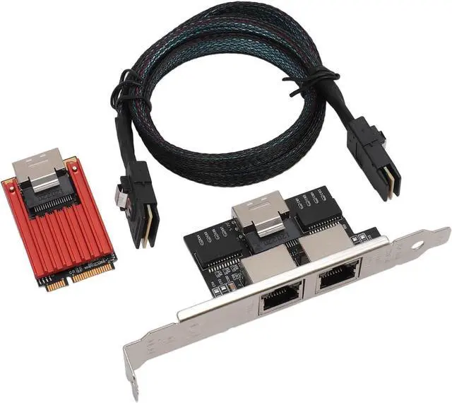 Main image of Fast Heat Dissipation Pci Express Ethernet Card With Dual Port And Fast Data Transfer For Server/PC