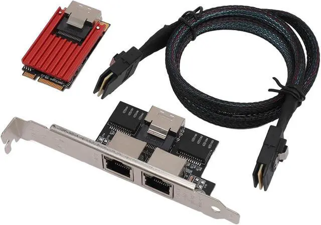 Alt view image 2 of 7 - Fast Heat Dissipation Pci Express Ethernet Card With Dual Port And Fast Data Transfer For Server/PC