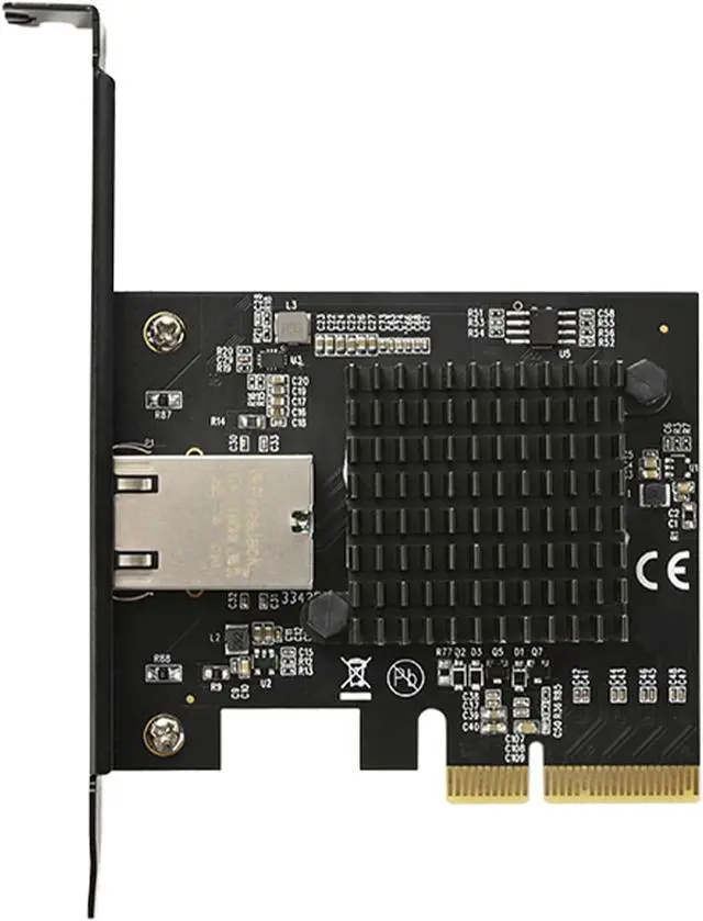 Alt view image 6 of 6 - PCIE 10G Gigabit Networking Card 1G / 2.5Gbps / 5Gbps / 10Gbps Ethernet Adapter Networking Card Interfaces Adapter for Servers PCIE