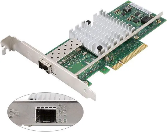 Alt view image 7 of 7 - Network Card, Internal Computer Networking Cards Fiber Network Card for X520DA1 82599EN PCIE 10G SFP Ethernet Server Adapter