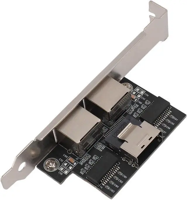 Alt view image 7 of 7 - Dual Port PCIe Gigabit Ethernet Card with Efficient Heat Dissipation for Fast Internet Performance for Servers
