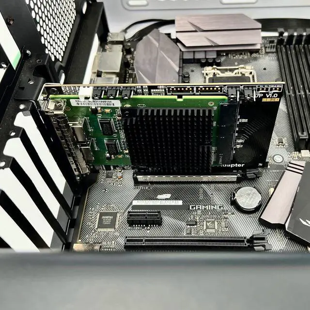 Alt view image 2 of 7 - Universals PCIe4.0 X16 to GenZ 4C+ / SFFTA-1002 OCP NIC3.0 Networking Interfaces Converters Card
