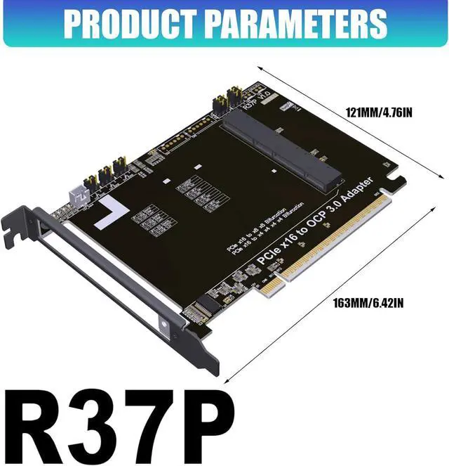Alt view image 3 of 7 - Universals PCIe4.0 X16 to GenZ 4C+ / SFFTA-1002 OCP NIC3.0 Networking Interfaces Converters Card