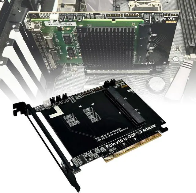 Alt view image 5 of 7 - Universals PCIe4.0 X16 to GenZ 4C+ / SFFTA-1002 OCP NIC3.0 Networking Interfaces Converters Card