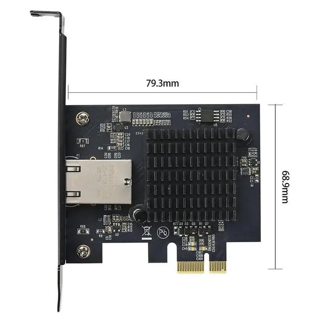 Alt view image 4 of 7 - PCIex1 Single Port 10Gbps Ethernet Networking Adapter for Fast Speed Data Transfer and Low Latency Performances