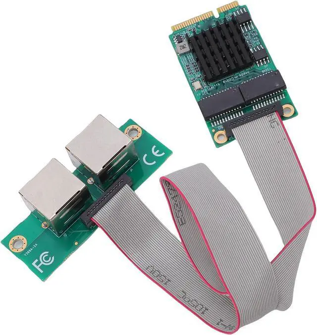 Alt view image 4 of 7 - Generic Mini PCIe Gigabit Ethernet Adapter Reliable Network Card for Industrial PCs Plug and Play for Desktop Computer Users