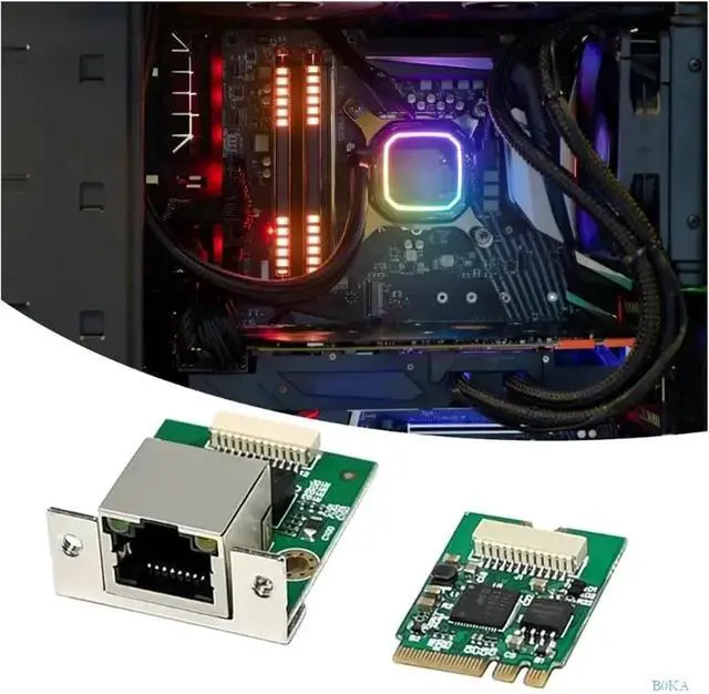 Alt view image 3 of 6 - M.2 A+E 2.5Gbps Server Networking Board Cable Port I225 Support Networking Card I226 Chipset Adapter for Industrial Use
