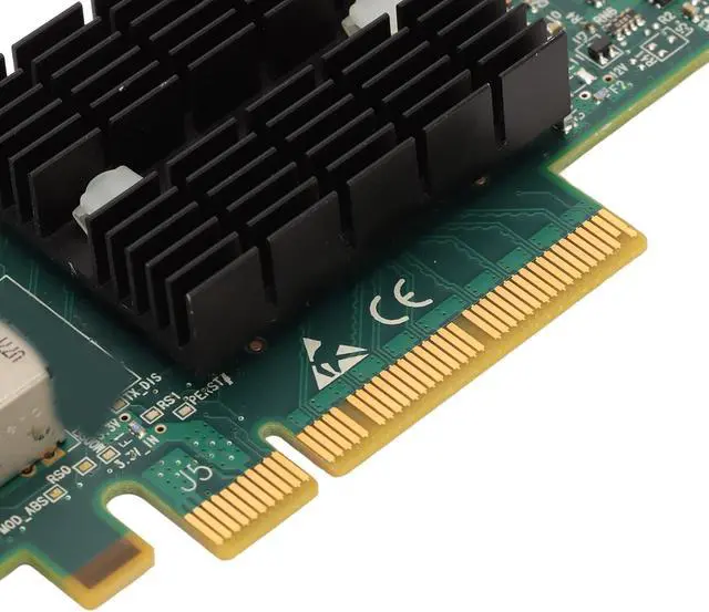 Alt view image 6 of 7 - SFP + PCIE Network Card High Speed 10Gbps Ethernet Adapter with Dual Ports for Servers and Home Computers Durable PCB Material