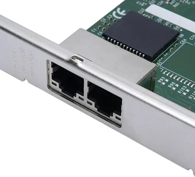 Alt view image 4 of 7 - Network Card, Ethernet Server Adapter with I350 Chip, PCIe Gigabit Double Port Network Card for Server Applications