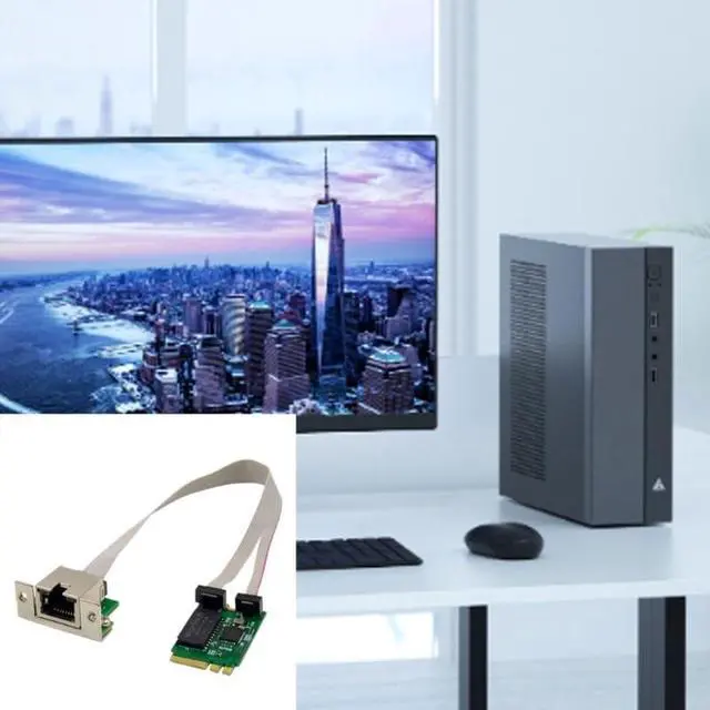 Alt view image 2 of 7 - M.2 2.5G Ethernet Card RTL8125B Industrial Control Networks Card Industrial PCIExpress Networking Adapter M.2 2.5G Adapter