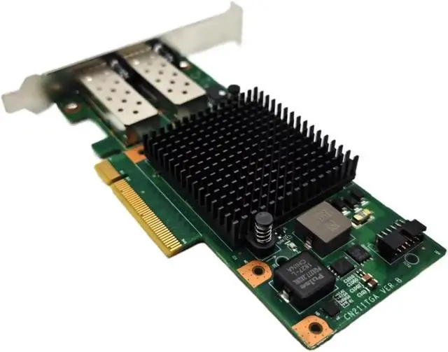 Alt view image 3 of 6 - for X520-DA2 E10G42BTDA SR2 82599ES Dual Optical Port 10G Gigabit Fiber Optic Network Card PCIE Black Group Huinas(INSUPER 10G NIC A)