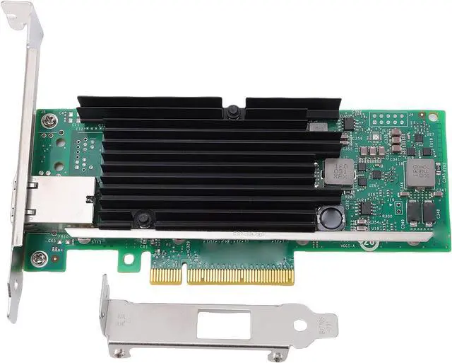 Alt view image 5 of 7 - 10Gb PCIe Card, X540 T1 Controller, RJ45 Port, 10 100 1000Mbps Ethernet Adapter, Single Copper Port, with Intelligent Offload Technology, for VMware