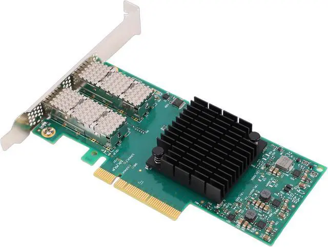 Alt view image 6 of 7 - GOWENIC Network Card Dual Port Ethernet Adapter PCIe NIC 10G 25G PCIe Ethernet Network Adapter 2X 25G SFP28 RDMA SR IOV IPsec Offload with PXE UEFI iSCSI for 8.1 10