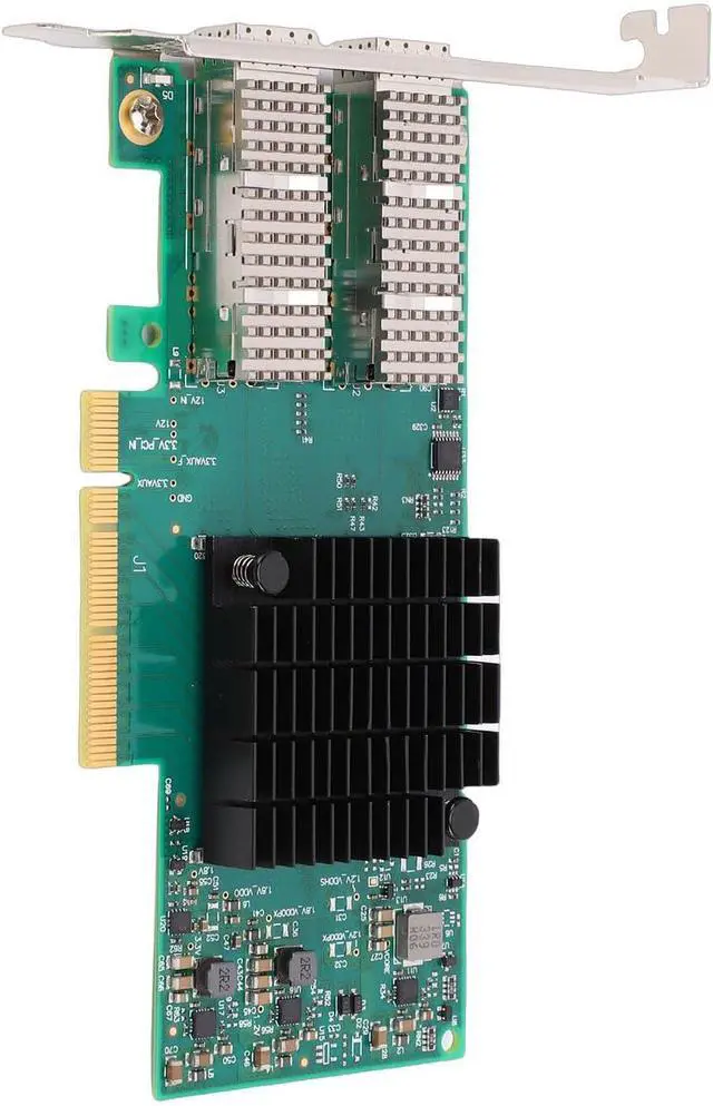 Alt view image 7 of 7 - Diyeeni Dual Port Server Network Adapter 10Gbps with RDMA Technology for High Speed Data Transmit Low Latency