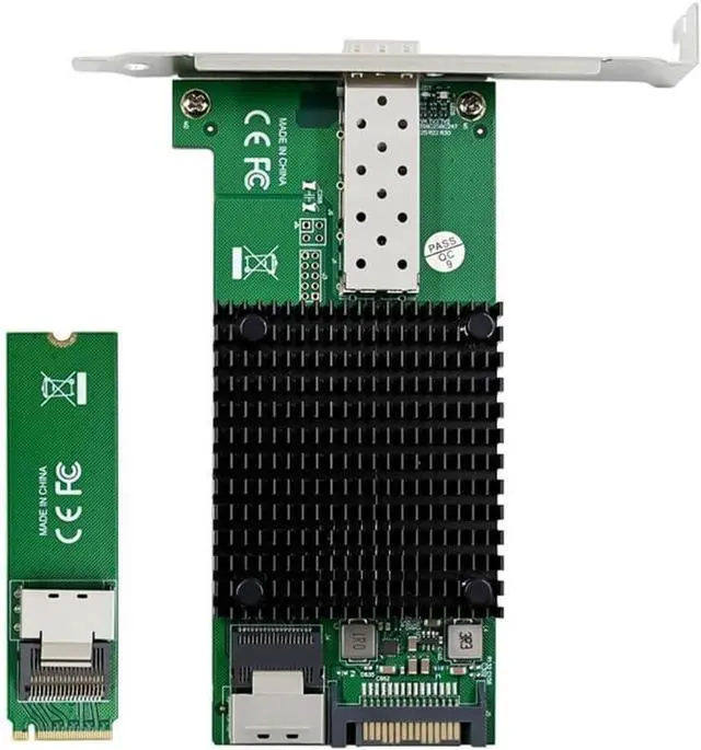 Alt view image 3 of 6 - M.2 10G Server Network Card M.2 M X520-DA1 10G SFP+ Fiber Optic Industrial Computer Server Network Card JL82599EN Chip