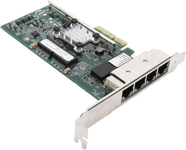 Alt view image 7 of 7 - PCI Express Gigabit Network Server Adapter Card, Gigabit Desktop Adapter for BCM95719 Chip, 10 100 1000Mbps 4 Port PCIe Ethernet Adapter for PC